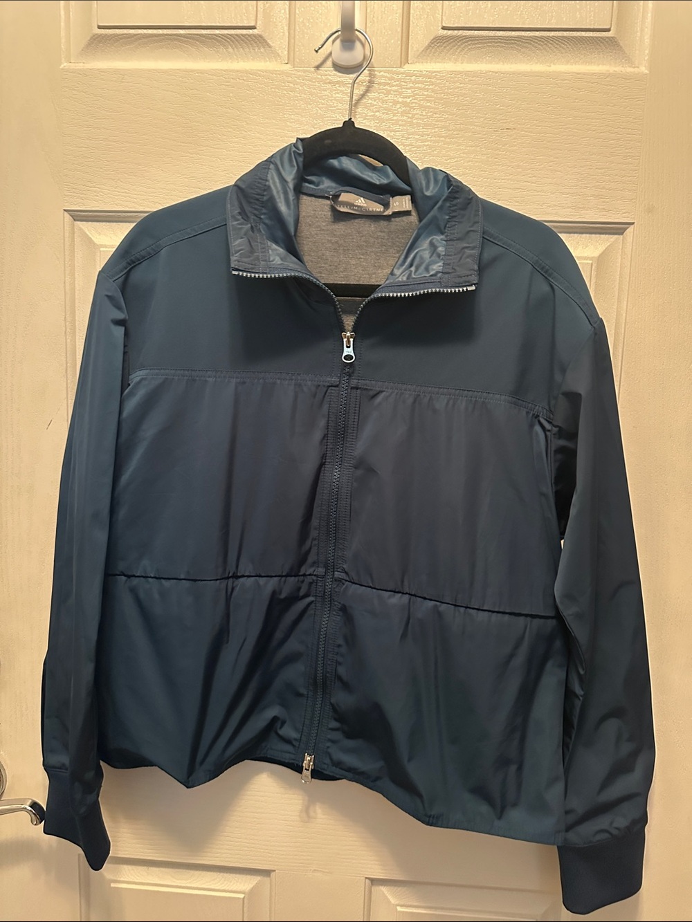 Adidas by Stella McCartney Dark Teal Green Full-Zip Windbreaker Size Small